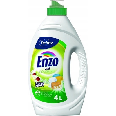 Deluxe Enzo 2v1 prací gél na farebnú bielizeň 100 PD 4 l
