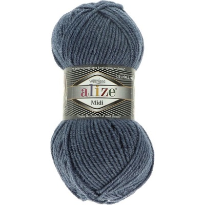 Alize Superlana Midi 203 jeans modrá