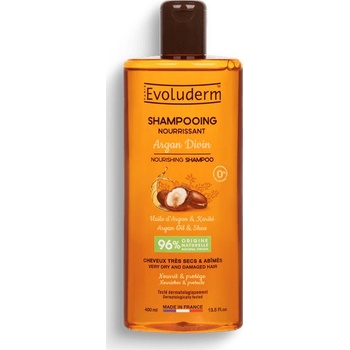 Evoluderm vyživující šampon pro velmi suché a poškozené vlasy s arganovým olejem 400 ml