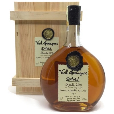 Armagnac Delord Millésimés ročník 2010 40% 0,7 l (kazeta)