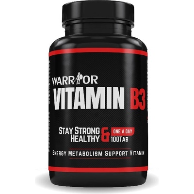 Warrior Vitamín B3 500mg 100 tabliet