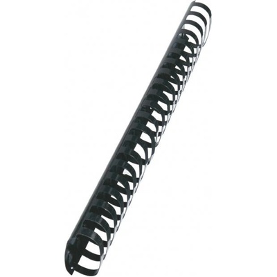 Plastové hrebene GBC 21R 51mm čierne