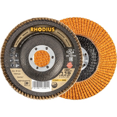 Rhodius Brúsny lamelový kotúč 115 x 22,23 mm K80 208739