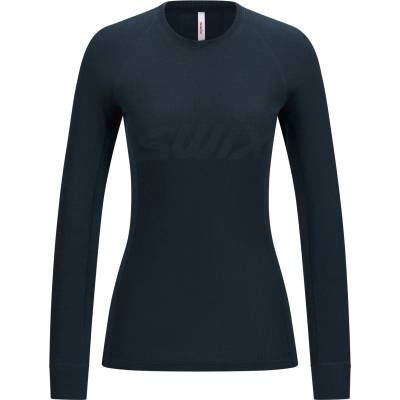 Swix Мъжко мериносово термобельо Swix RaceX Merino L/S Merino base layer - Dark Navy - размер XXL (015-2264-0115)