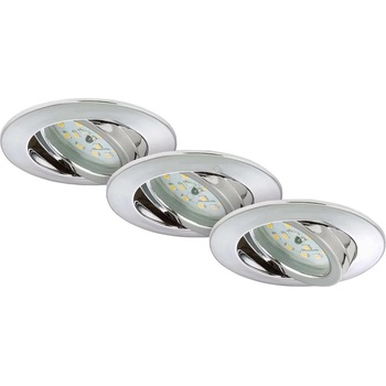 Briloner 7209-038 - К-кт 3x LED Лампа за вграждане в баня LED/5W/230V IP23 (BL1727)
