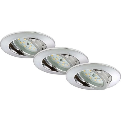 Briloner 7209-038 - К-кт 3x LED Лампа за вграждане в баня LED/5W/230V IP23 (BL1727)