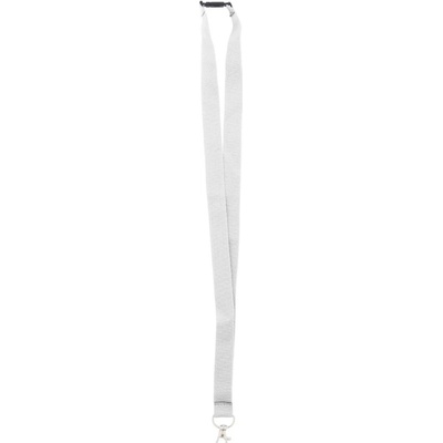 Šňůrka na krk Revent RPET lanyard bílá