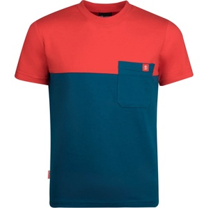 TROLLKIDS Детска тениска Trollkids Kid's Bergen T T-shirt - Petrol / Spicy Red - размер 98 (EU) (704-1801-0512)