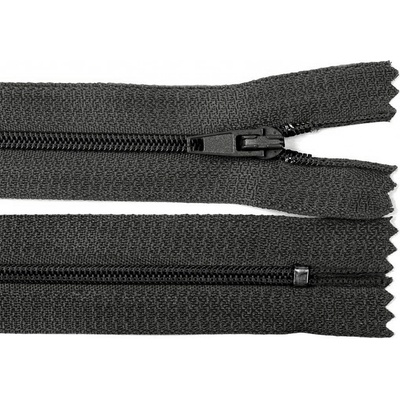 Spirálový zip No 3 délka 20 cm autolock, malé, 305 šedá uhlová
