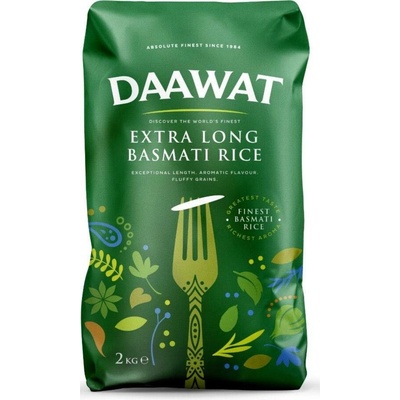 Daawat Basmati rýže Extra Dlouhá 2 kg