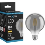 Mexen Vintis LED нажежаема крушка E27, G95, 4W, Топло - 2700K, 300 lm, димна - L157-E27-0427-70 (L157-E27-0427-70)