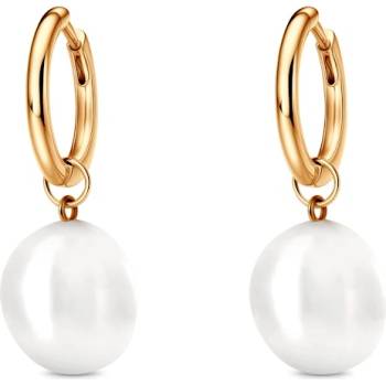 SAVICKI Обеци Célamare: злато, перли