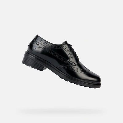 Geox Černé dámské polobotky Walk Pleasure Černá