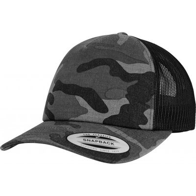 Brandit Baseball Cap Camo Trucker darkcamo černá