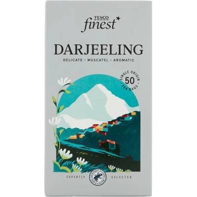 Tesco Finest Darjeeling černý čaj 50 ks 100 g