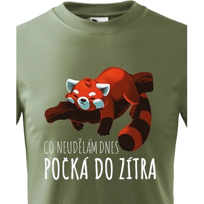 Dětské tričko Co neudělám dnes MilitaryCanvas Dětské tričko Bezvatriko.cz 0567