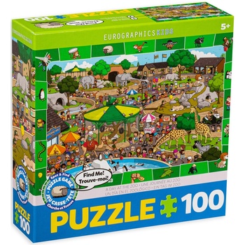 EUROGRAPHICS Пъзел Eurographics от 100 части - Ден в зоопарка (61000542)