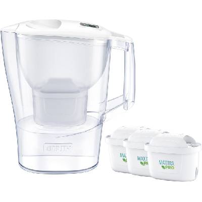 Filtračná kanvica BRITA Aluna 2,4 l biela + 3 ks MX Pro PO 2024 (1053054)