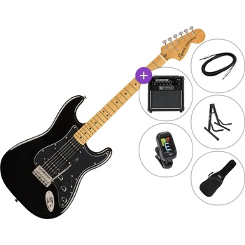 Squier Classic Vibe '70s Stratocaster HSS MN SET 2 Black Електрическа китара
