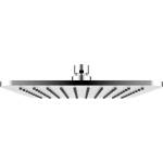 Omnires Slimline - Душ за глава, 20x20 см, хром/бяло WG220-OCRB (WG220-OCRB)