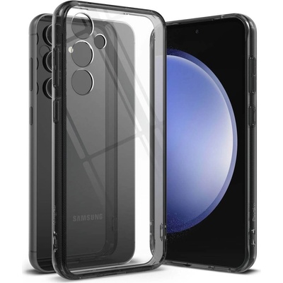 Ringke Противоударен Калъф за Samsung S23 FE, Ringke Fusion Case, Черен (8809961781964)