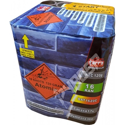 Kompaktní ohňostroj Atomic 16 ran 20mm