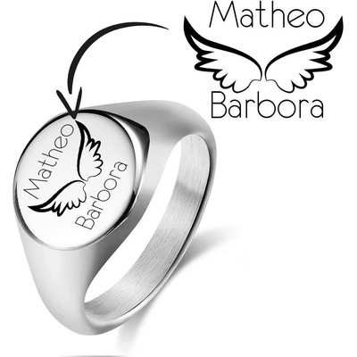 Šperky4U Personalizovaný ocelový prsten OPR310ST