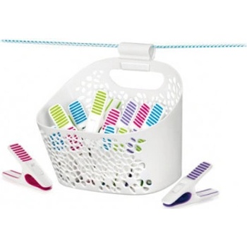 Tescoma Clean Kit Kolíčky na prádlo v košíku 20 ks