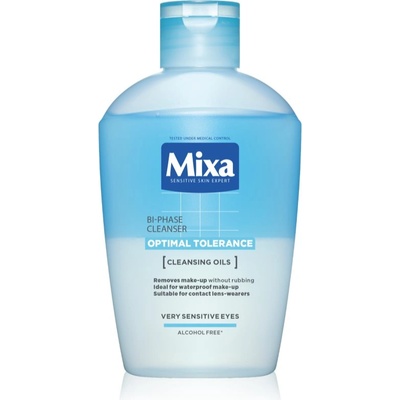 Mixa Optimal Tolerance двуфазен продукт за отстраняване на грим от очите 125ml