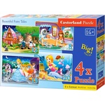 Castorland Пъзел Castorland 4 в 1 - Красиви приказки (B-041008) - baby