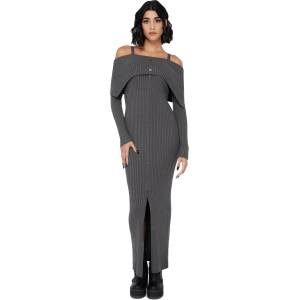 KILLSTAR Дамска рокля KILLSTAR - Dusk Empress - Grey - KSRA013920