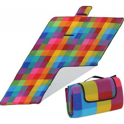 Enero Camp pikniková deka s ALU potahem 200 × 180 cm trojúhelníky – Zboží Dáma