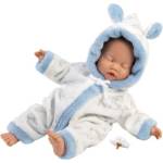 Llorens 63311 LITTLE BABY - спяща реалистична бебешка кукла с меко текстилно тяло - 32 (4-63311)