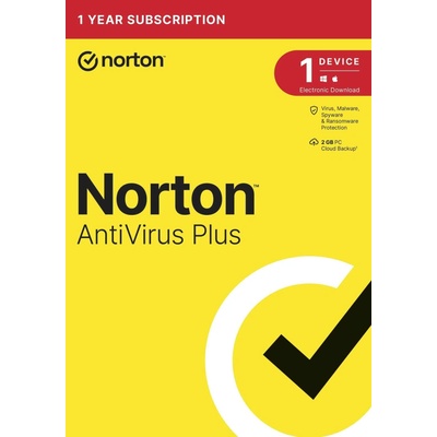 Norton AntiVirus Plus 1 lic. 12 mes. 2 GB