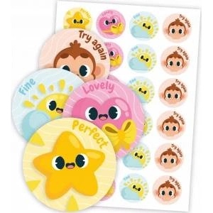 LearnHow Motivational stickers - English Degrees 48pcs