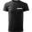 DRAGOWA Тениска с надпис security, черна (security-tshirt)