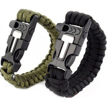 KPZ Outdoor Paracord 5 v 1 nastavitelný černá