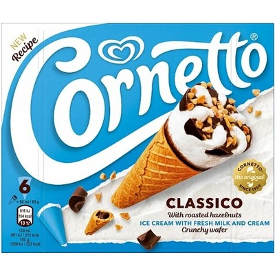 Cornetto Classico zmrzlina 6 x 90 ml