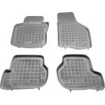 Rezaw-Plast Гумени стелки за VW Golf 5 / Golf 6 / Jetta / Seat Leon (2004-2012) / Sirocco / Octavia 2 (2004-2013) - тип леген сиви (200206S)