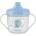 KikkaBoo Чаша с твърд накрайник KikkaBoo - Forest Party, Blue, 150 ml (31302030075)
