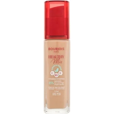 BOURJOIS Paris Healthy Mix Clean & Vegan Radiant Foundation хидратиращ и озаряващ фон дьо тен 30 ml нюанс 53W Light Beige