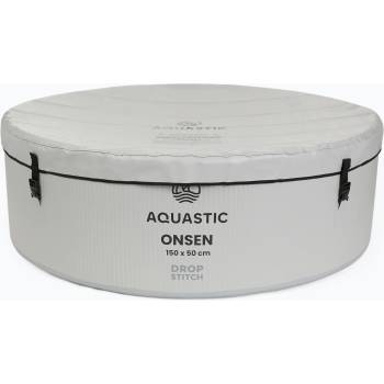 AQUASTIC Basen pompowany AQUASTIC ONSEN drop stitch 700 l 150 cm szary