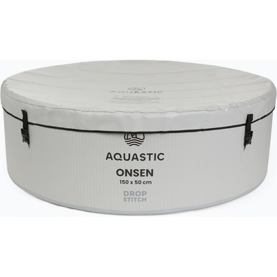 AQUASTIC Basen pompowany AQUASTIC ONSEN drop stitch 700 l 150 cm szary