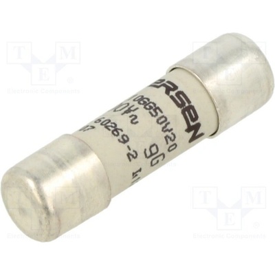 SCHNEIDER ELECTRIC DF2CN20 Pojistka: tavná; 10x38mm; keramická; 20A; 500VAC; gG