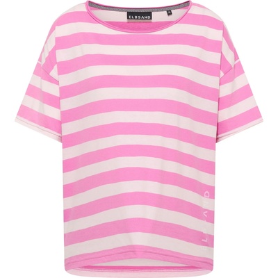 ELBSAND Дамска тениска ELBSAND Women's Luani T-Shirt - Magenta Sky / Soft Rose (916-4058-0812)