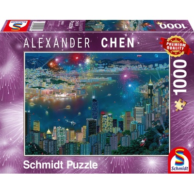 Schmidt Ohňostroj nad Hongkongem 1000 dielov