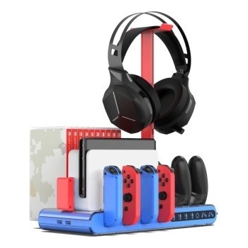 DLX LED multifunkční stojan Nintendo Switch