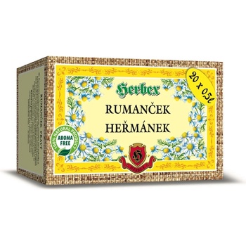 Herbex Heřmánek pravý 20 x 2,5 g