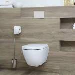 Ideal Standard Комплект за окачване на тоалетна чиния Ideal Standard Ellisse без ринг с бял капак с плавно затваряне (T569201)