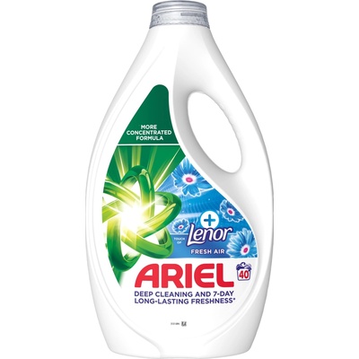 Ariel + Touch of Lenor Fresh Air Tekutý prací prostriedok 40 PD